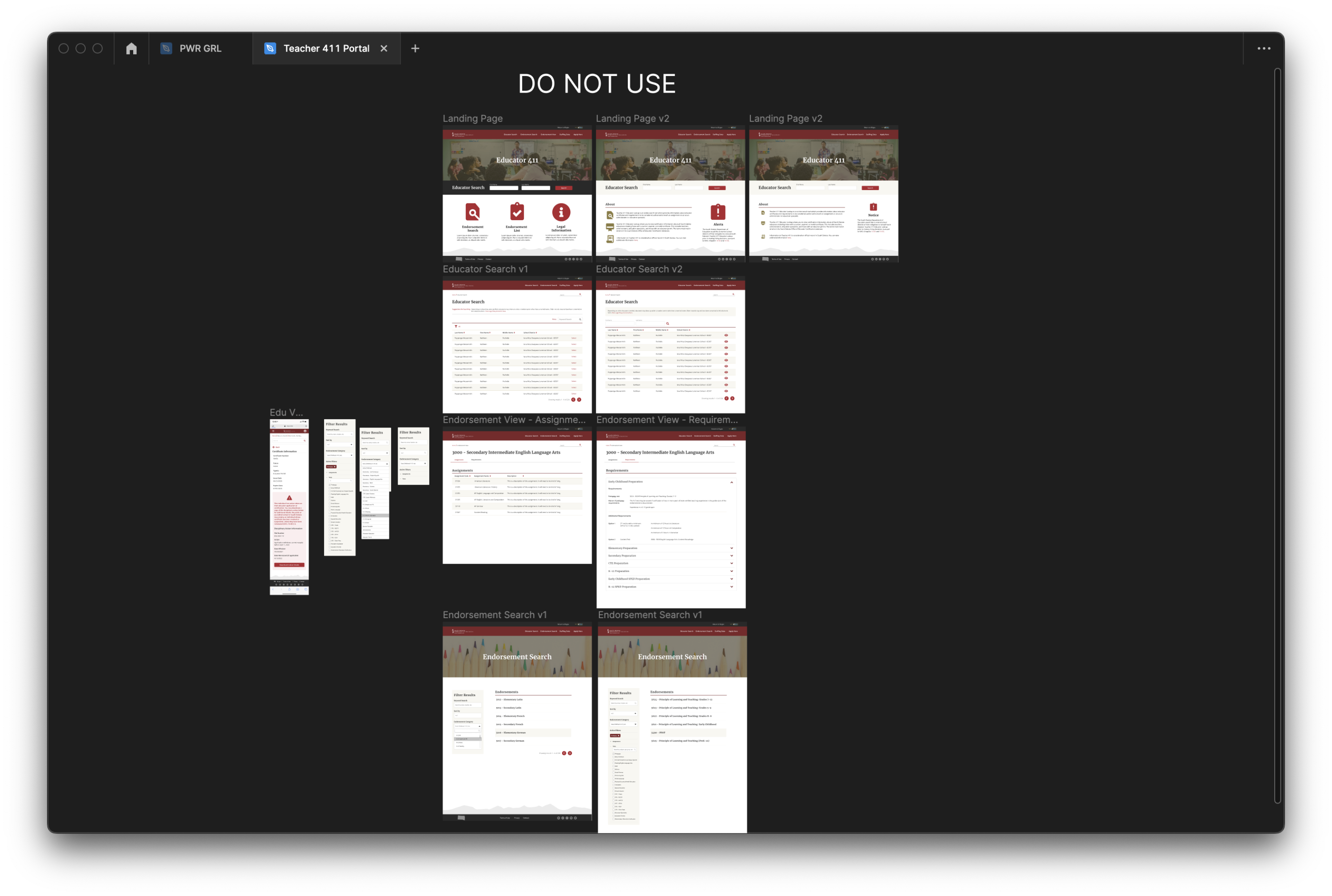 Drafts for South Dakota 311 Educator Portal